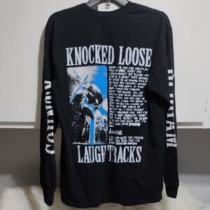 SALE! RARE! Knocked Loose Merch Black Graphic Long Sleeve Tee (A-80)
